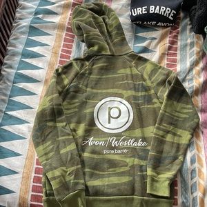 Pure Barre (westlake/Avon, OH) camp hooded zip up